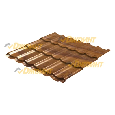 Металлочерепица Супермонтеррей 24 0,5 Printech Wood 3D (3D Дерево)