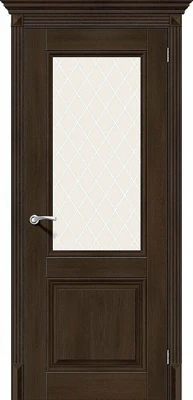 Дверь межкомнатная полотно Классико-33 эко шпон Dark Oak 2000x900 мм