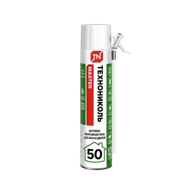 Пена монтажная ТехноНИКОЛЬ MASTER 50 бытовая, 0,64 кг