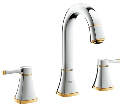 Смеситель для умывальника GROHE GRANDERA на 3 отверстия, донный клапан 20389IG0