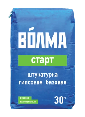 ВОЛМА СТАРТ Штукатурка гипсовая базовая 30 кг (МКП)