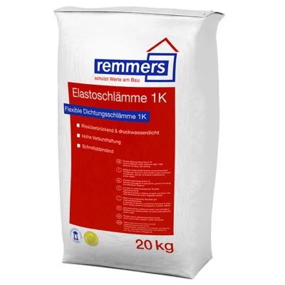 REMMERS WP FLEX 1K 1-но Компонентный эластичный гидроизоляционный шлам [ELASTOSCHLAEMME 1K] (20 кг)