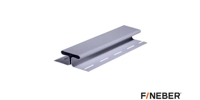 Профиль для сайдинга Fineber H-профиль CLASSIC COLOR Серо-голубой