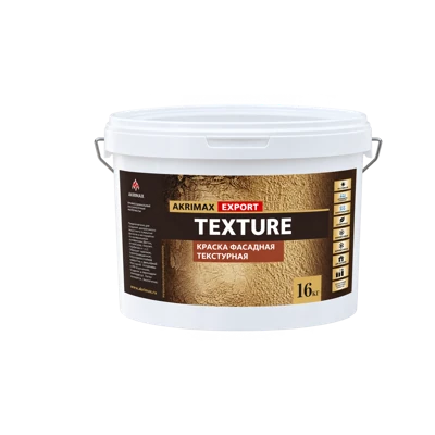 Краска фасадная текстурная Akrimax-TEXTURE 16 кг