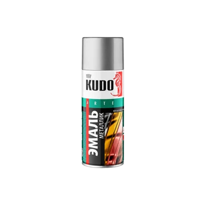 Эмаль KUDO REFLECTIVE FINISH алюминий, 520 мл