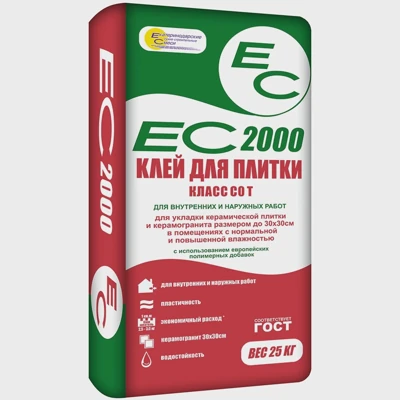 ЕС Клей для плитки 2000 25 кг