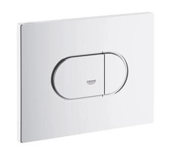 Клавиша двухрежимная GROHE Arena Cosmo 156*197 горизонтальная белая 38858SH0