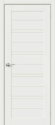 Дверь межкомнатная полотно Браво-28 эмалит White Matt 2000x800 мм