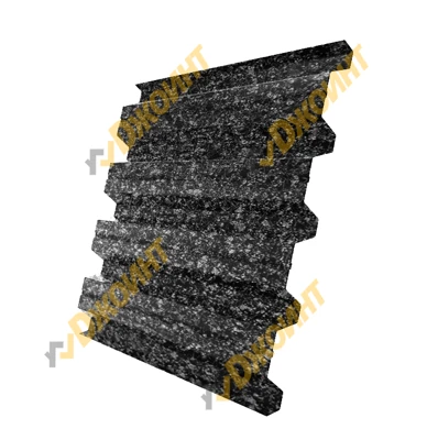 Профнастил Н-60 0,5 MATGRANIT LUX RAL 9005 черный