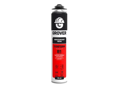 Пена монтажная огнеупорная профессиональная GROVER B1 всесезонная 720 мл