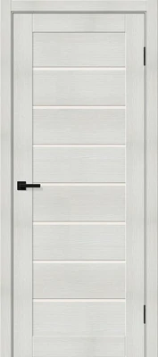 Дверь межкомнатная полотно Браво-22 эко шпон Bianco Melinga Magic Fog 2000x350 мм