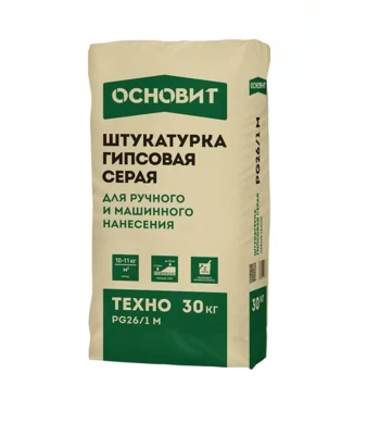 ОСНОВИТ Штукатурка фасадная ТЕХНО РС21 М, 25 кг
