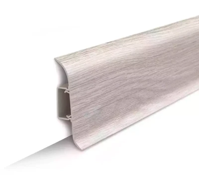 Плинтус ПВХ Ideal Классик 251 Ясень 22*85*2200 мм (упак 40 шт)