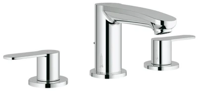 Смеситель для умывальника GROHE EUROSTYLE COSM донный клапан 3/8, на 3 отверстия 20208002