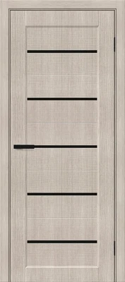 Дверь межкомнатная полотно Мода-22 Black Shine эко шпон Cappuccino Melinga 2000x900 мм