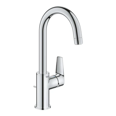 Смеситель для умывальника GROHE BAUEDGE донный клапан 3/8 23760001