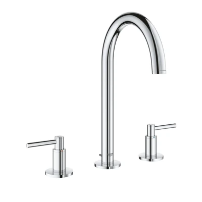 Смеситель для умывальника GROHE ATRIO на 3 отверстия, донный клапан 20009003