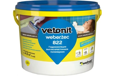 Гидроизоляция полимерная VETONIT Tec 822, 4 кг