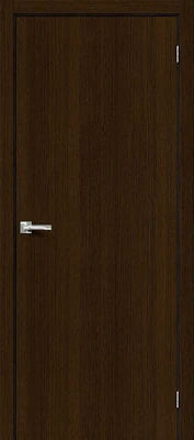 Дверь межкомнатная полотно Вуд Флэт-0.V шпон Golden Oak 2000x600 мм