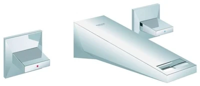 Смеситель для умывальника GROHE ALLURE BRILLIANT настенный на 3 отверстия 20346000