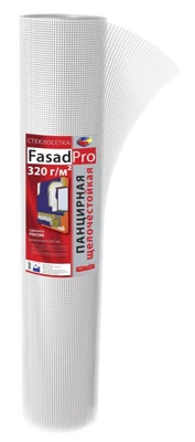 Сетка армирующая панцирная FasadPro 320 г/м²