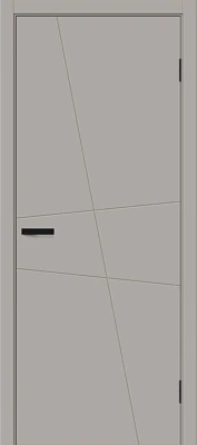 Дверь межкомнатная полотно Граффити-7.Премиум эмаль Grey 2300x900 мм