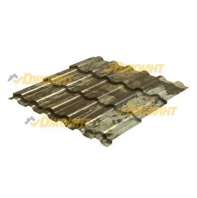Металлочерепица ДЮНА 25 0,5 Printech Fine Stone (Светлый камень)