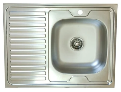 Мойка нержавеющая сталь КромРус 80*60 EC-220М правая 0,6