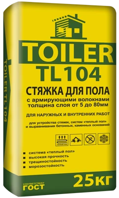 TOILER TL 104 Стяжка для пола, 25 кг