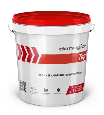 DANOGIPS Шпатлевка полимерная финишная TOP / ТОП 24 кг