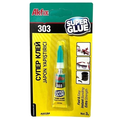 Суперклей Akfix 303, 3 г