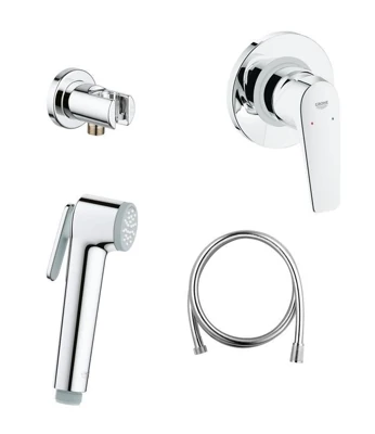 Комплект смеситель с гигиеническим душем GROHE BAUFLOW 124900