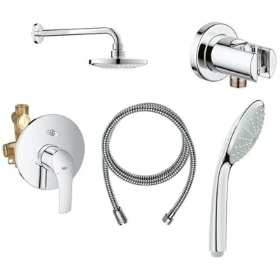 Комплект смеситель с душевой стойкой GROHE EUROSMART 2015 124440