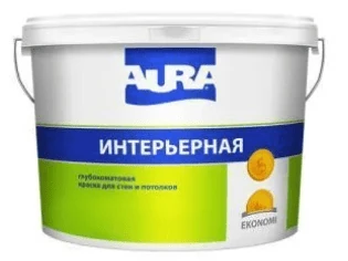 Краска глубокоматовая для стен и потолков Оптимист Ekonomi интерьерная, 2,5 л