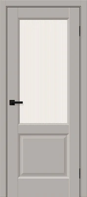 Дверь межкомнатная полотно Неоклассик-33 пэт Grey Silk 2000x600 мм