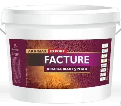 Краска декоративная фактурная фасадная Akrimax-FACTURE 16 кг