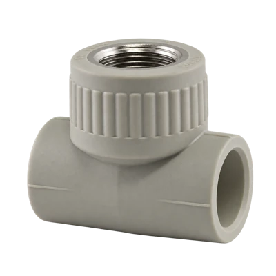 Тройник резьбовой ВР 32х3/4" Ekoplastik, серый