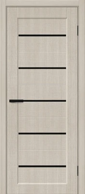 Дверь межкомнатная полотно Мода-22 Black Line эко шпон Cream Melinga 2000x700 мм