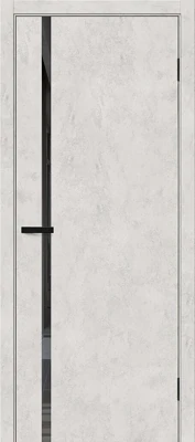 Дверь межкомнатная полотно Браво-0.40.П эко шпон Look Art Mirox Grey 2000x900 мм