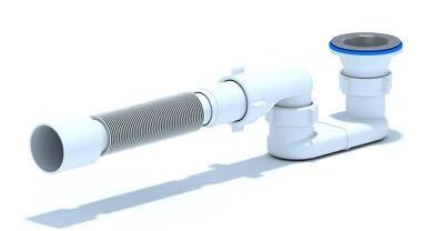 Сифон Ани 1 1/2" на 40, соединение гайка-гайка 40x50 мм (40)