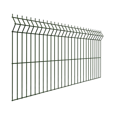 Заборная секция 3D 55*200*3,5 мм оцинкованная с ППК в картах 2000*2500 мм